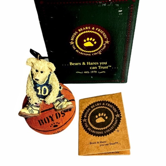 The Bearstone Collection Boyds Bears & Friends: Larry Nuthin' But Net 19… - Picture 14 of 15